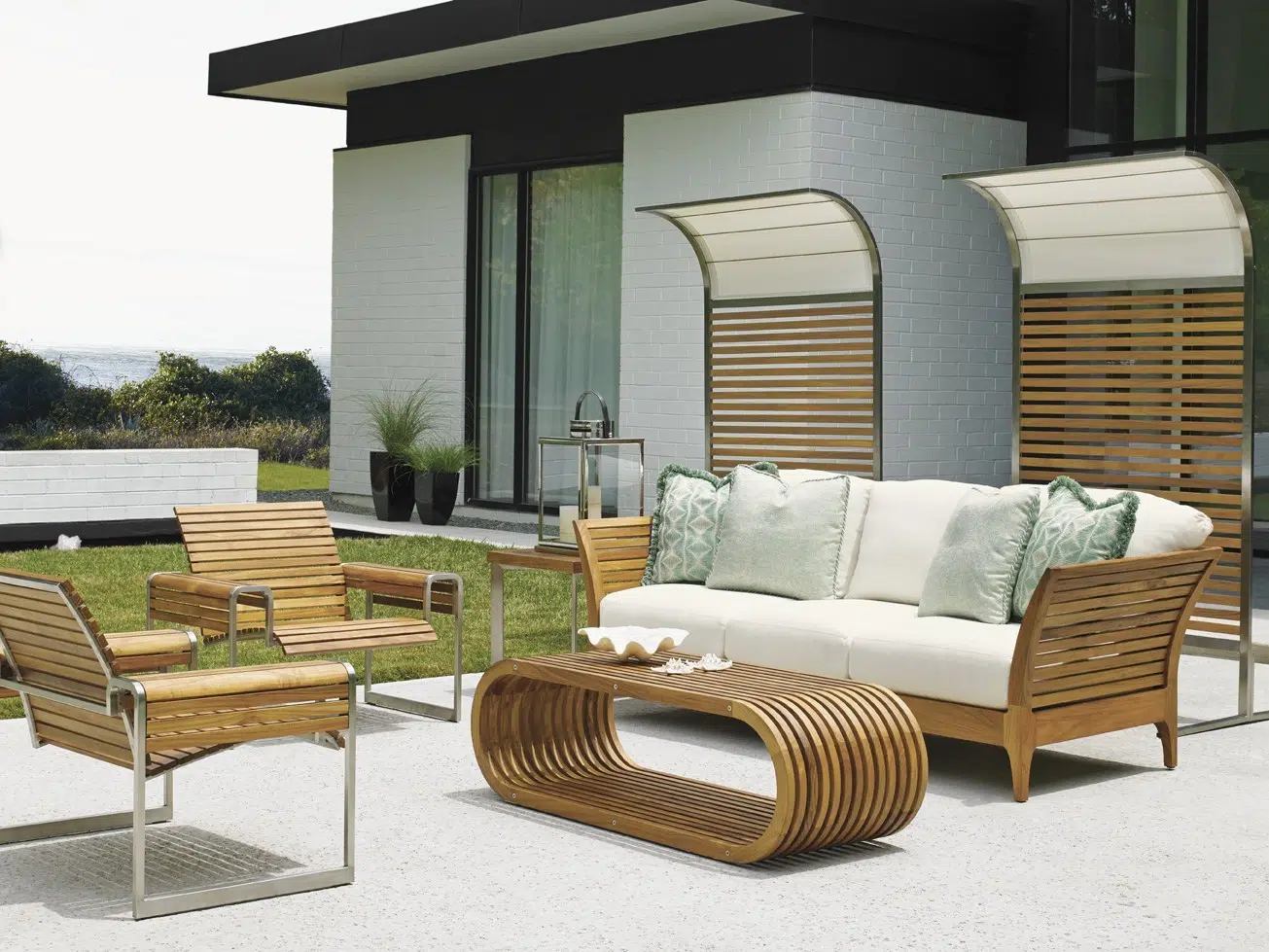 Tommy Bahama Outdoor tres chic teak outdoor furniturenbsp - Hausers Pationbsp