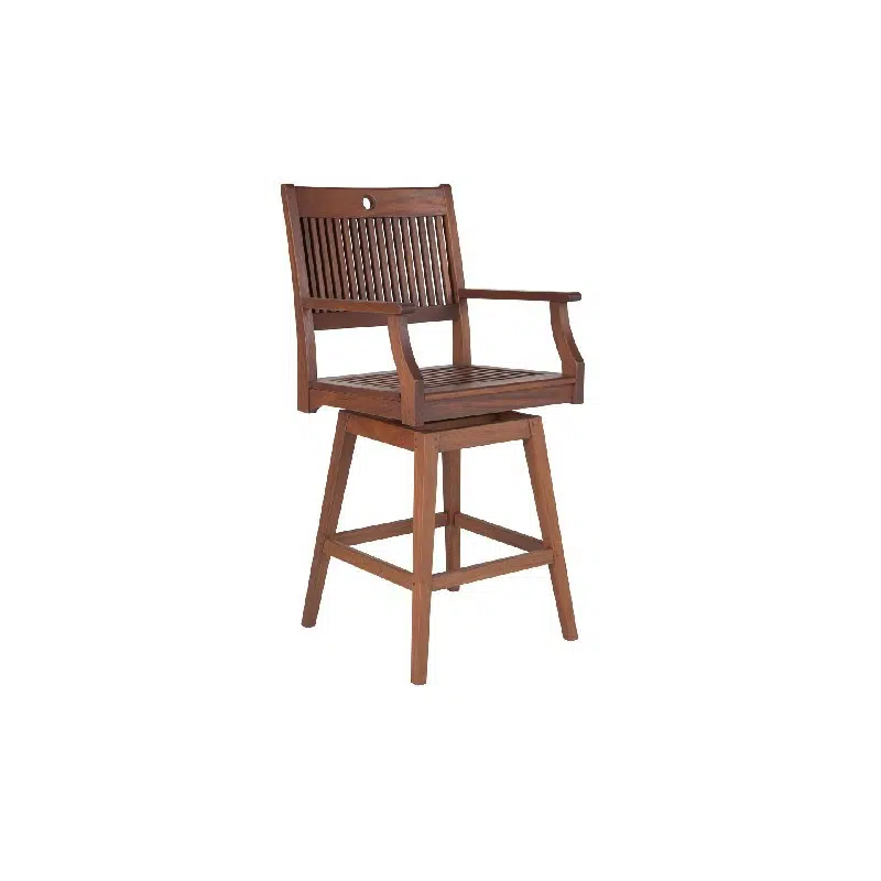 Opal Hi Dining Swivel Chair from Hauser's Patio
