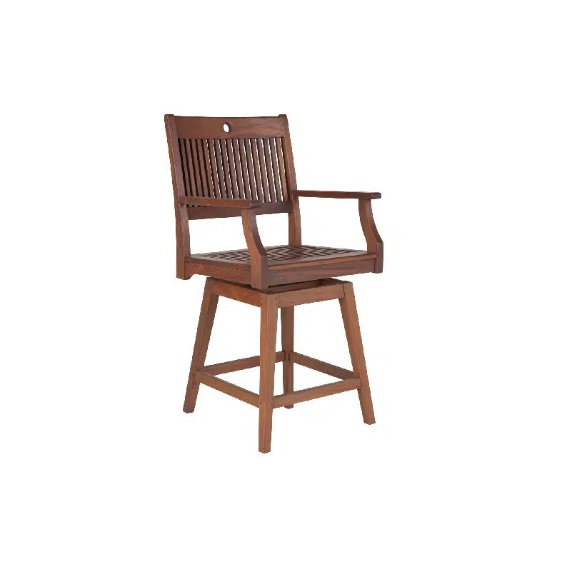 Opal counter height swivel chair from Hauser's Patio in San Diego, CA