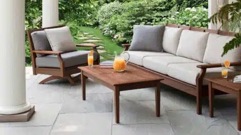 Opal sofa from jensen leisure luxury outdoor living by hausers patio
