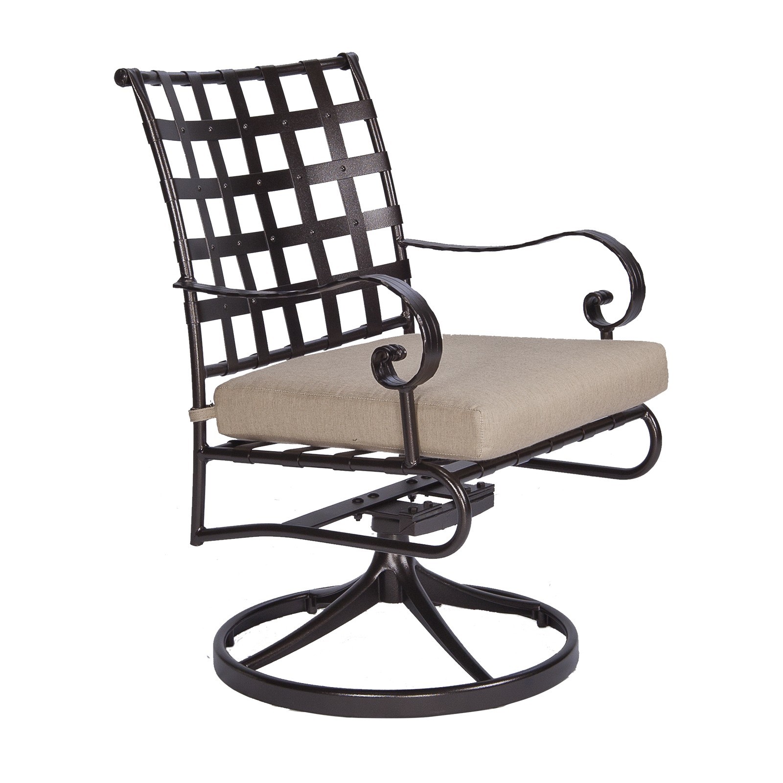 Classico-W Swivel Rocker Dining Arm Chair Classico-W Swivel Rocker Dining Arm Chair - Hauser's Patio