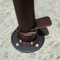 Bronze umbrella mount kit from hausers patio luxury outdoor living by hausers patio
