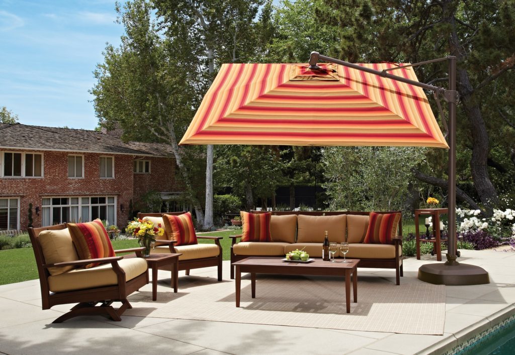 Treasure garden umbrella luxury outdoor living by hausers patio