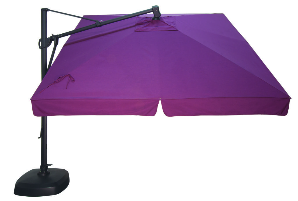 Treasure garden akz purple shade umbrella luxury outdoor living by hausers patio