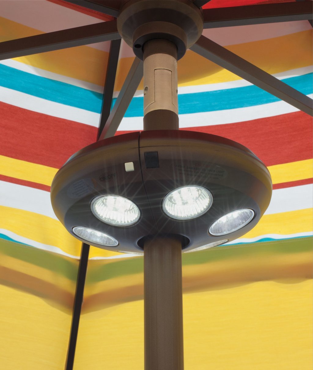 Vega umbrella lights luxury outdoor living by hausers patio