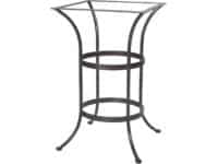 Iron bar table from hausers patio luxury outdoor living by hausers patio