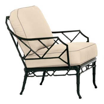 Calcutta chair with loose cushions