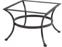 Short iron table from hausers patio luxury outdoor living by hausers patio