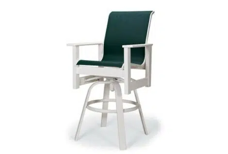 Leeward sling supreme arm chair luxury outdoor living by hausers patio