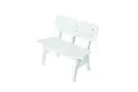 White slatted outdoor chair by hausers patio luxury outdoor living by hausers patio luxury outdoor living by hausers patio