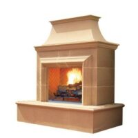 American Fyre Reduced Grand Cordova outdoor gas fireplace