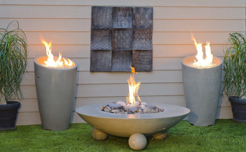 American Fyre Designs fire bowl Hausers Patio