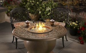 American Fyre Designs fire table Hausers Patio
