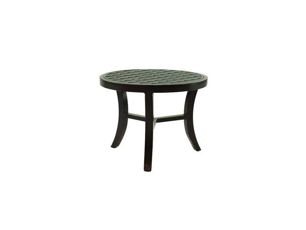 Castelle round occasional table luxury outdoor living by hausers patio