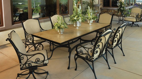 Ashbury outdoor dining set luxury outdoor living by hausers patio