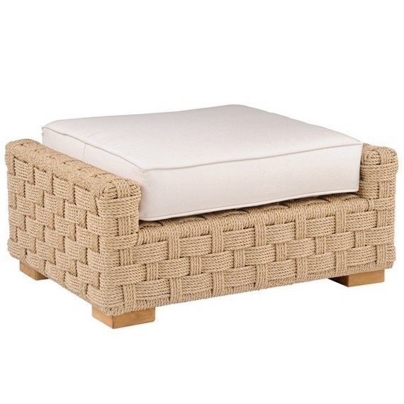 St Barts collection ottoman Hausers Patio