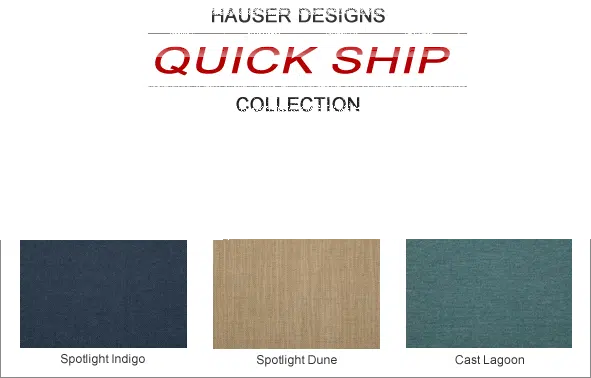 Hauser Designs Quick Shipnbsp - Hausers Pationbsp