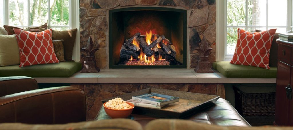 vented gas fireplace