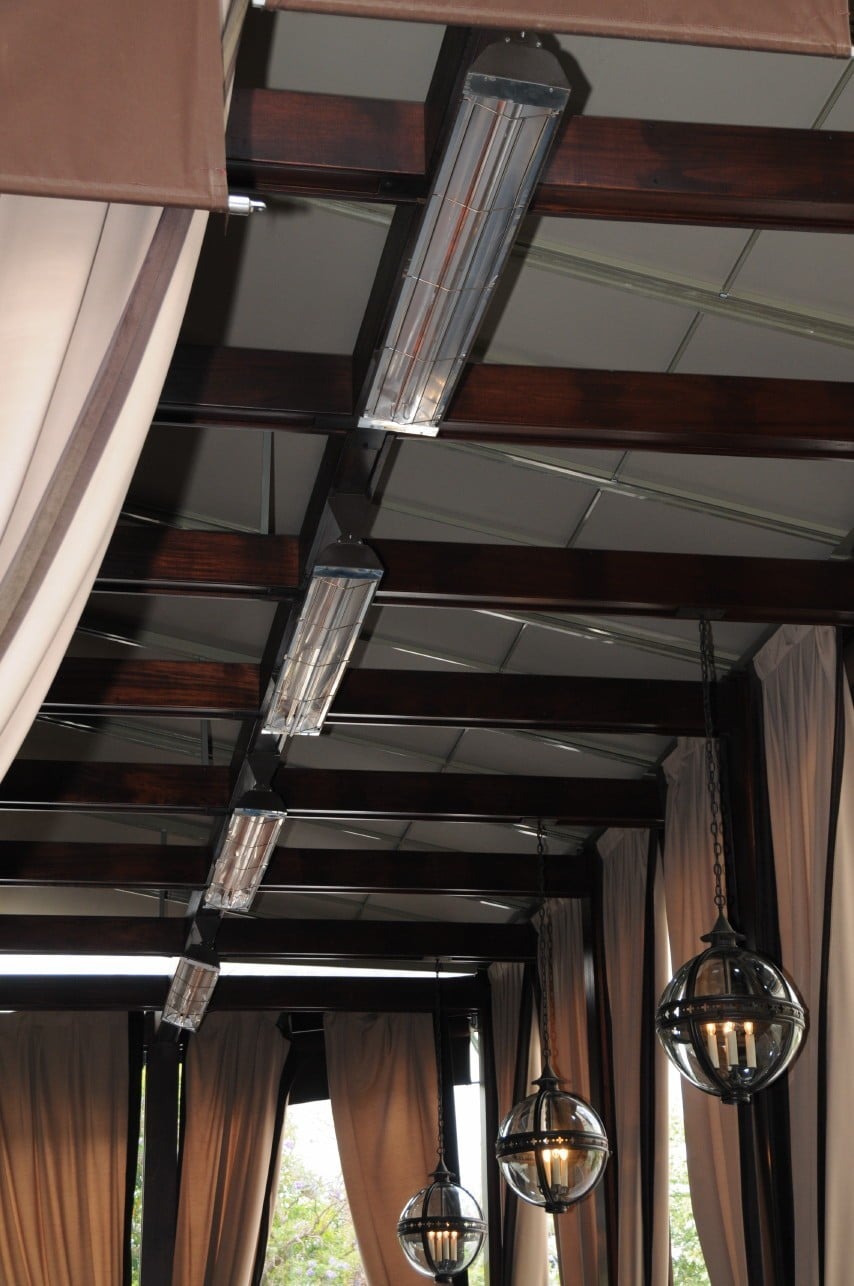 ceiling mounted outdoor heaters Hausers Patio