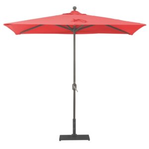rectangular half wall commercial umbrella - Hausers Patio