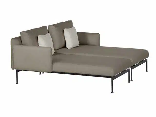 barlow tyrie double chaise lounge - Hausers Patio