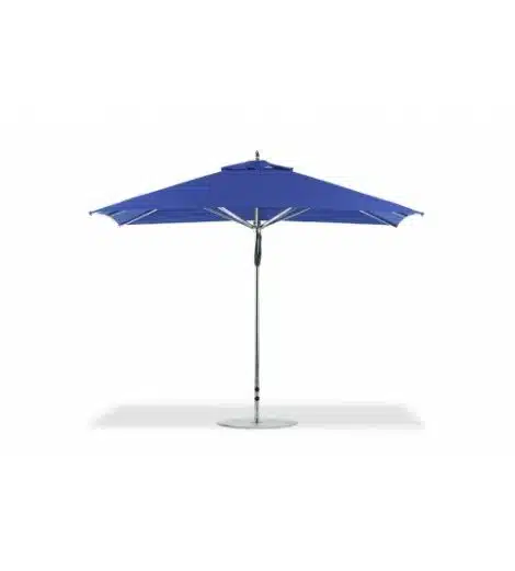 Square aluminum market umbrella luxury outdoor living by hausers patio