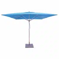 blue outdoor umbrella from Hauser's Patio