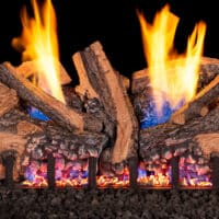 Foothill split oak fireplace logs in san diegoca luxury outdoor living by hausers patio