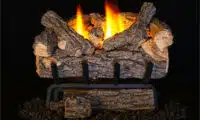 Valley oak fireplace logs in san diego ca hausers patio