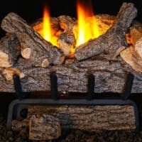 Valley oak fireplace logs in san diego ca luxury outdoor living by hausers patio