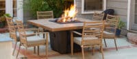 Dining Height Fire Table