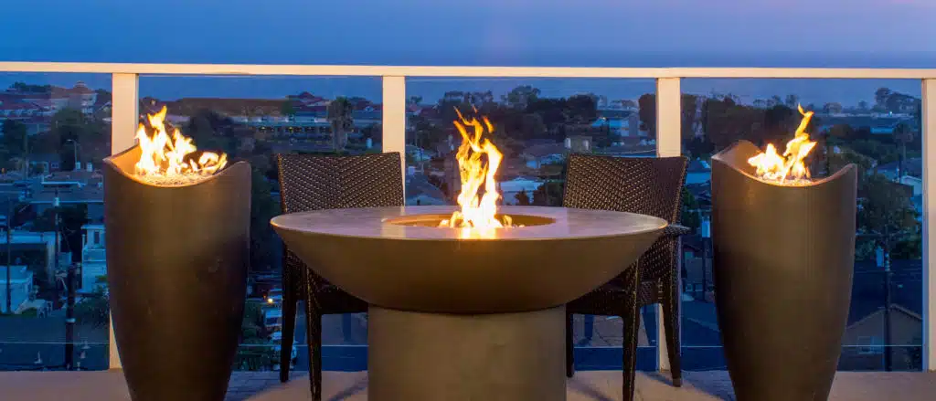 Fire urns luxury outdoor living by hausers patio