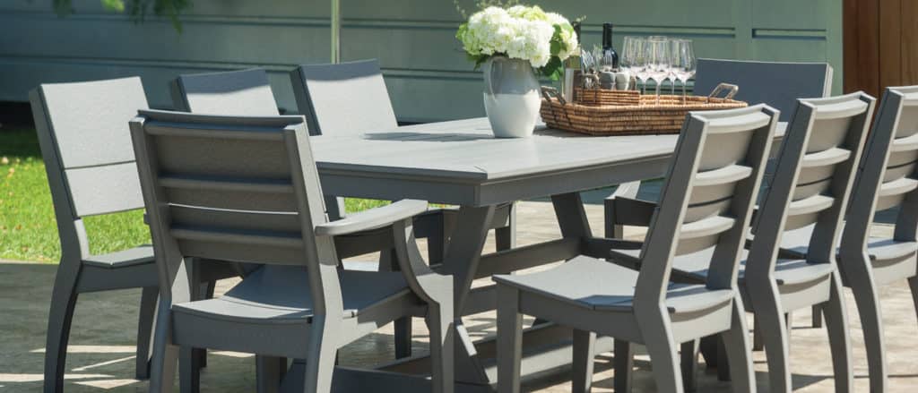 Plastic dining chairs luxury outdoor living by hausers patio