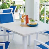 Patio Dining Chairs with Slings