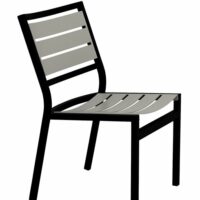 Cabana Club Aluminum Slat Side Chair Hausers Patio