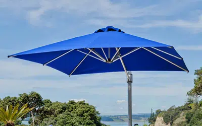 Cantilever umbrellas at hauser luxury outdoor living by hausers patio's Patio