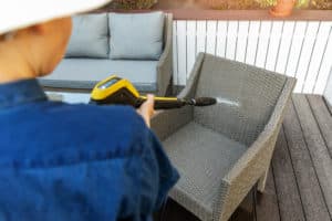 How to clean patio furniture