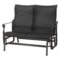 Grand Terrace Woven High Back Loveseat Hausers Patio