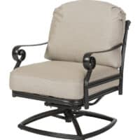 Verona Cushion Swivel Rocker Lounge Chair from Hauser's Patio