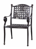 Grand verona cushion dining chair from hausers patio luxury outdoor living by hausers patio luxury outdoor living by hausers patio