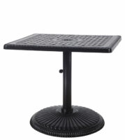 Grand terrace 30 square pedestal table hausers patio