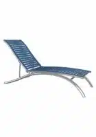 South beach elite ez span™ armless ribbon segment chaise lounge luxury outdoor living by hausers patio