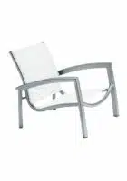 White spa chair from Hauser's Patio