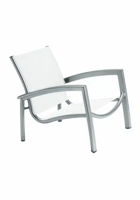 White spa chair from hausers patio luxury outdoor living by hausers patio