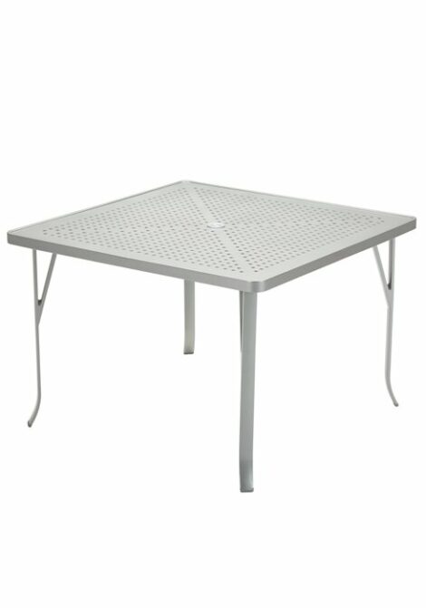 White square outdoor table from hausers patio luxury outdoor living by hausers patio
