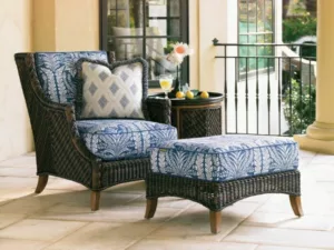 Island estate lanai chair and ottoman luxury outdoor living by hausers patio