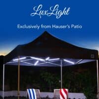 Extend your evening and lights with Hausers Patio LuxLight Hausers Patio