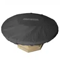 Round fire pit cover from Hauser's Patio