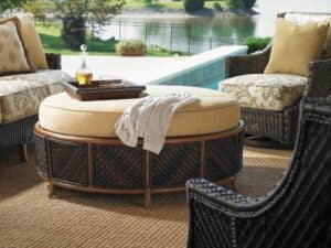 Island estate lanai ottoman from hauser luxury outdoor living by hausers patio's Patio